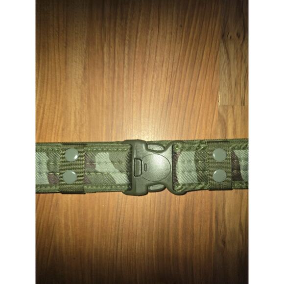 Men's Tactical Belt, 1.5 Inches Heavy Duty Military Style Buckle Belt Camouflage - Picture 3 of 7